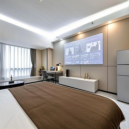 Yu Manju High-Floor Huge-Screen Audiovisual Hotel-Guangzhou Tower Zhujiang New Town Sports West Road Branch Dış mekan fotoğraf