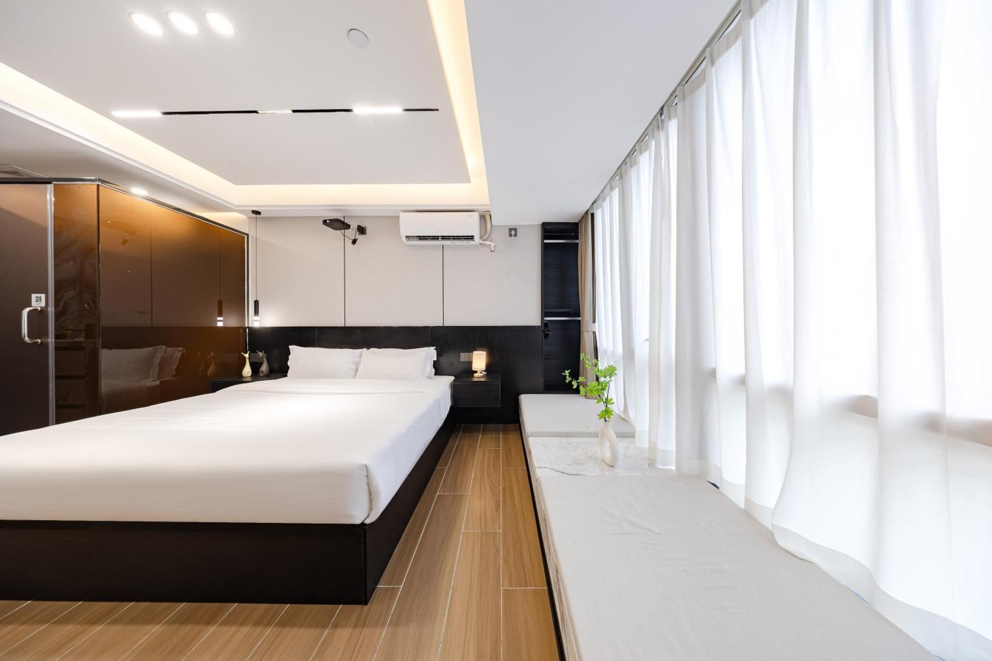 Yu Manju High-Floor Huge-Screen Audiovisual Hotel-Guangzhou Tower Zhujiang New Town Sports West Road Branch Dış mekan fotoğraf