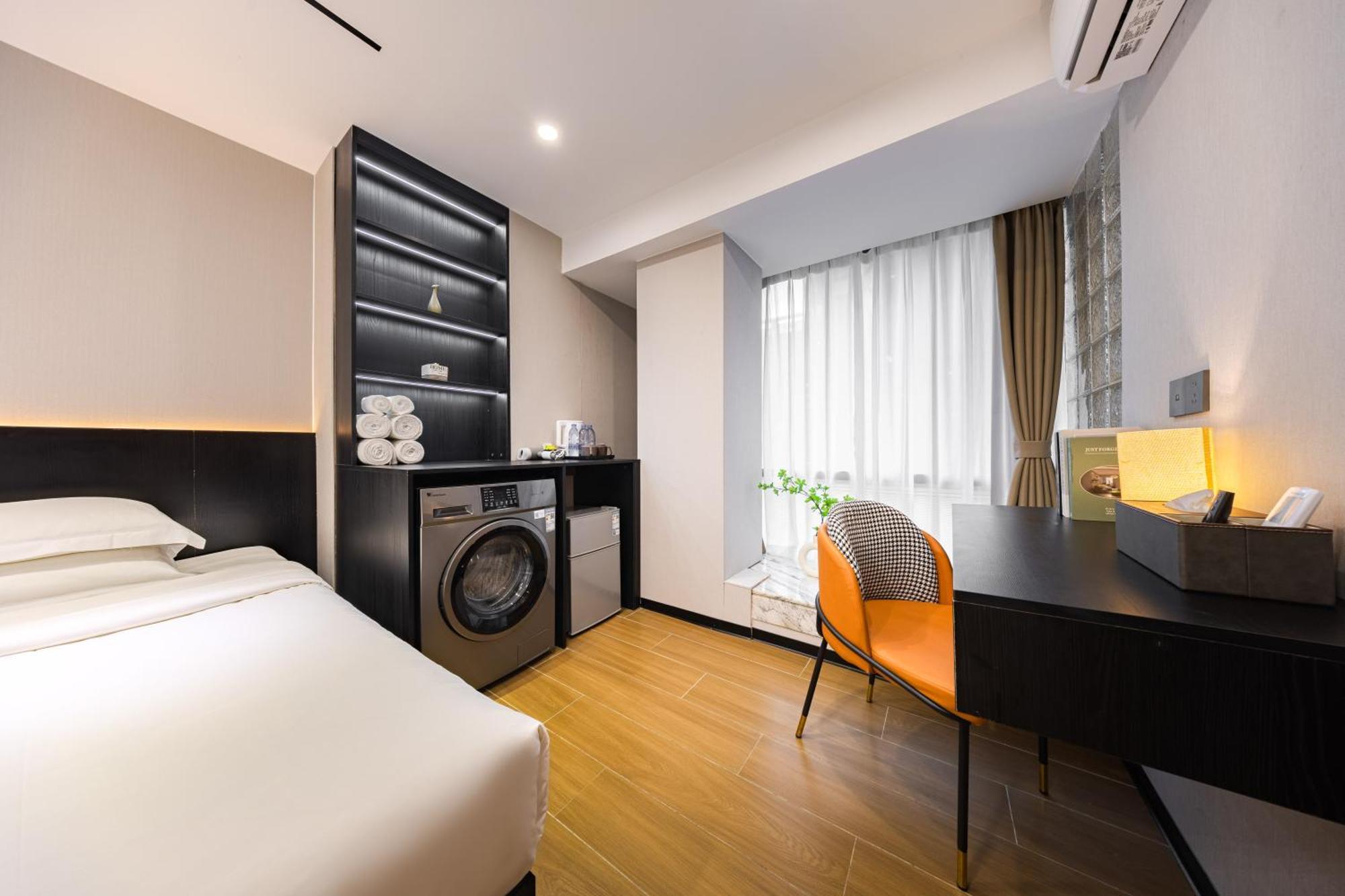 Yu Manju High-Floor Huge-Screen Audiovisual Hotel-Guangzhou Tower Zhujiang New Town Sports West Road Branch Dış mekan fotoğraf
