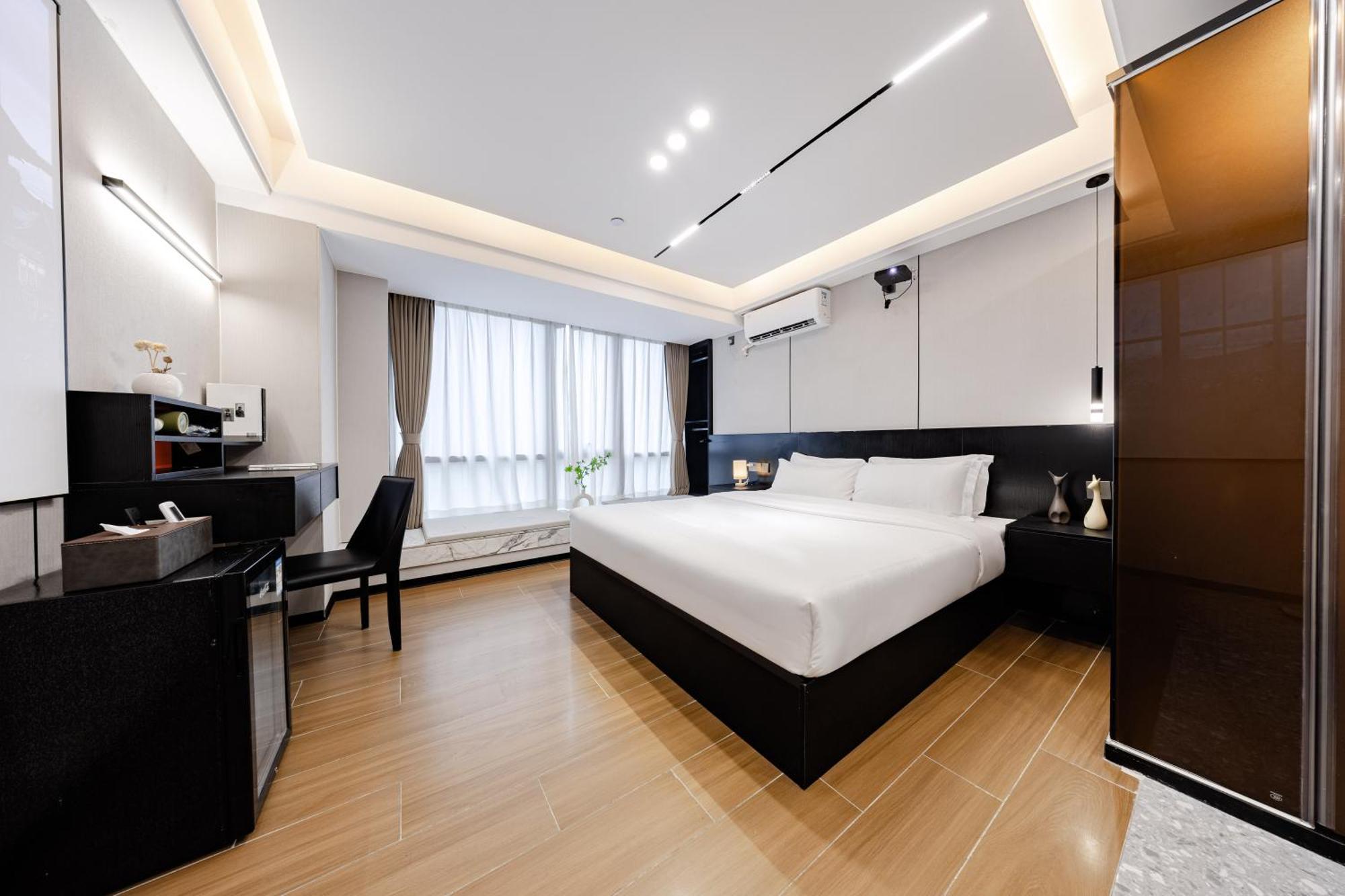 Yu Manju High-Floor Huge-Screen Audiovisual Hotel-Guangzhou Tower Zhujiang New Town Sports West Road Branch Dış mekan fotoğraf