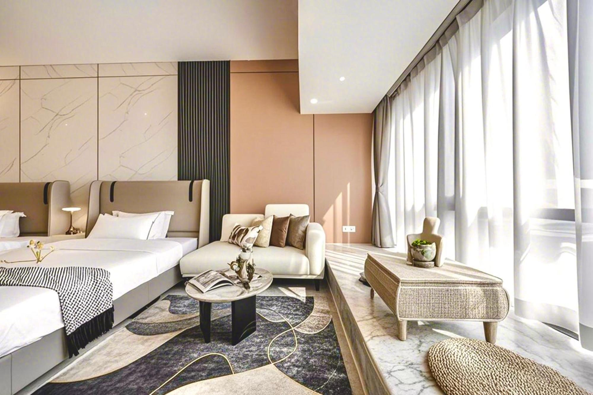 Yu Manju High-Floor Huge-Screen Audiovisual Hotel-Guangzhou Tower Zhujiang New Town Sports West Road Branch Dış mekan fotoğraf