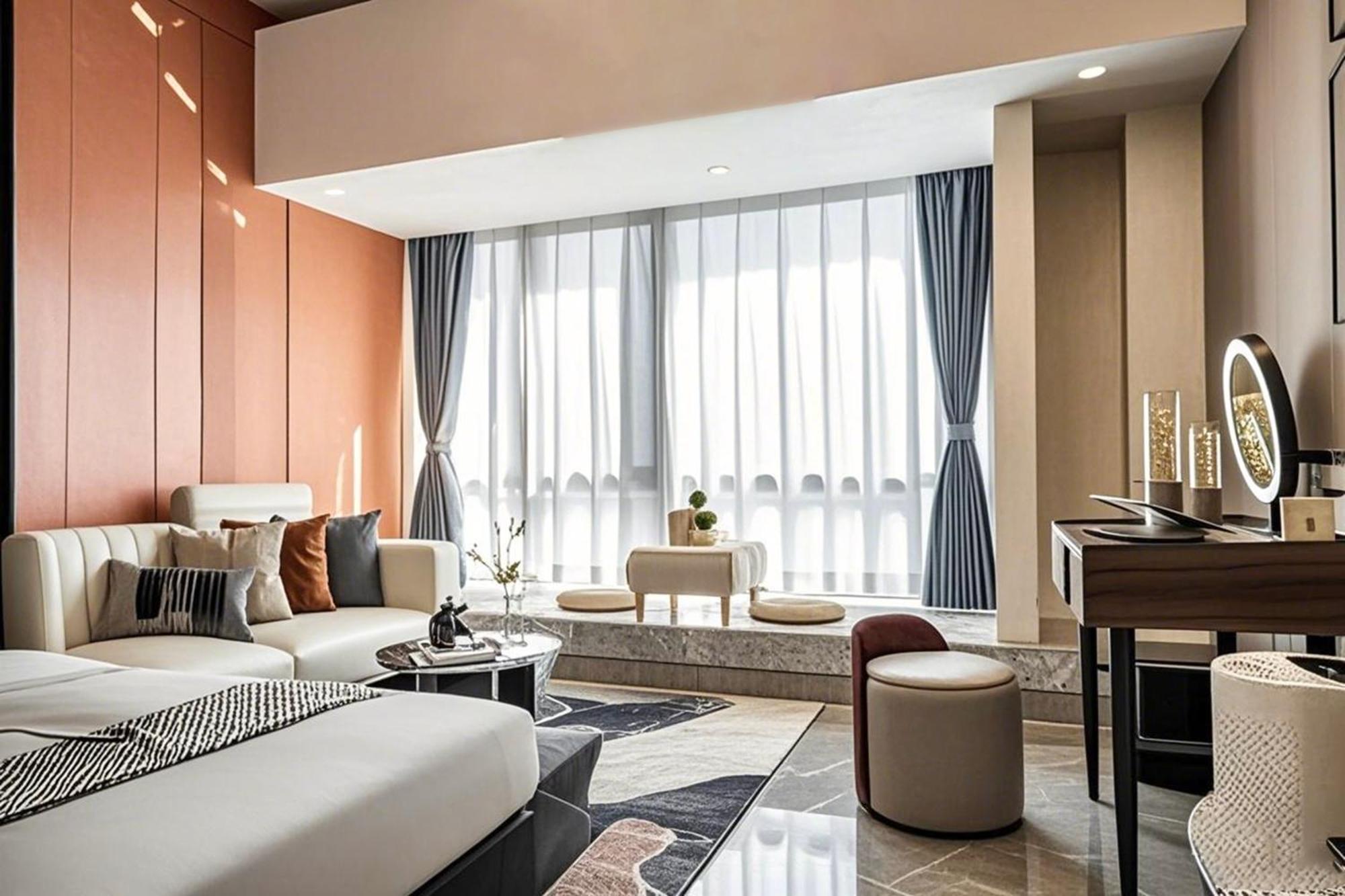 Yu Manju High-Floor Huge-Screen Audiovisual Hotel-Guangzhou Tower Zhujiang New Town Sports West Road Branch Dış mekan fotoğraf