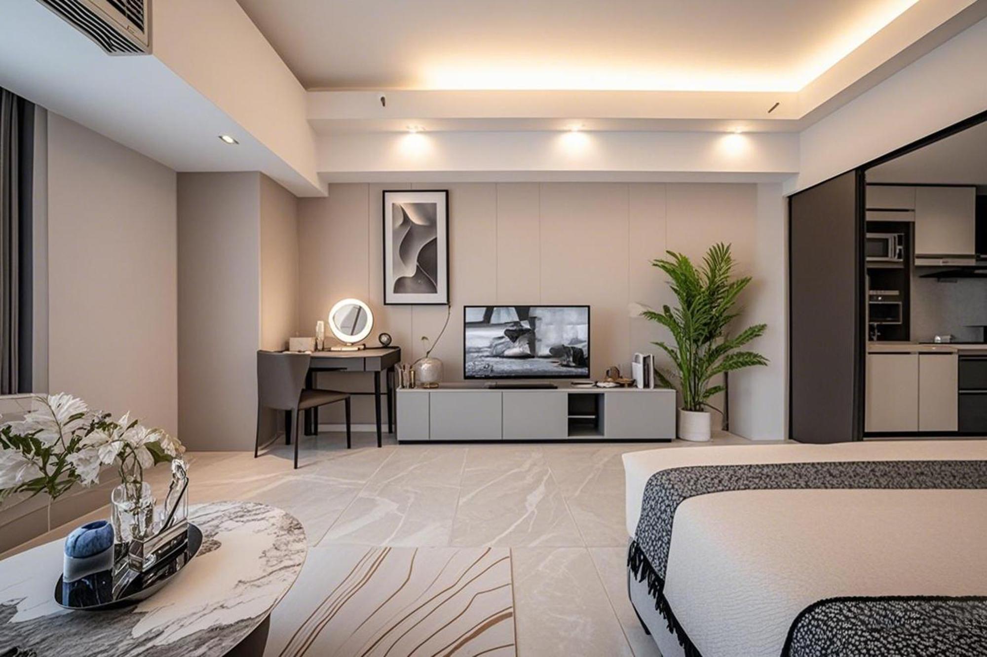 Yu Manju High-Floor Huge-Screen Audiovisual Hotel-Guangzhou Tower Zhujiang New Town Sports West Road Branch Dış mekan fotoğraf
